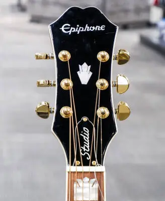 Epiphone - J-200 EC Studio Acoustic/Electric - Ebony 2
